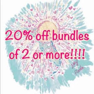 20% off bundles of two or more